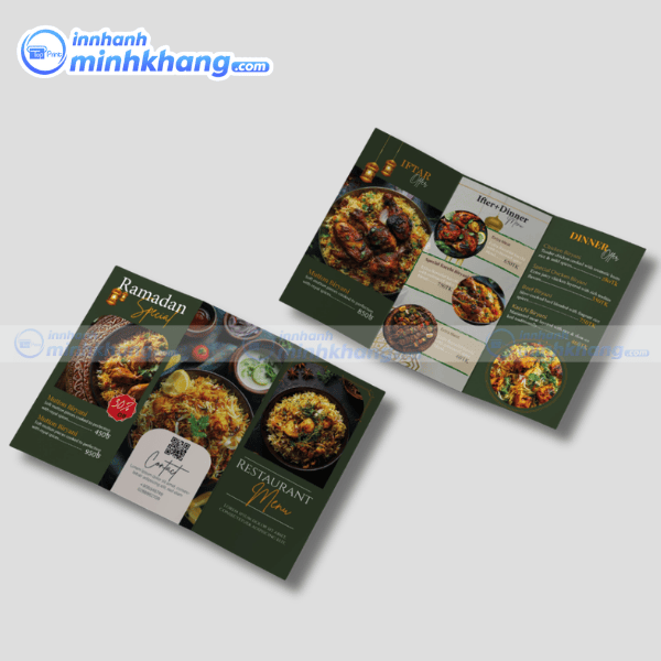 Mẫu brochure nhà hàng buffet chuyên nghiệp