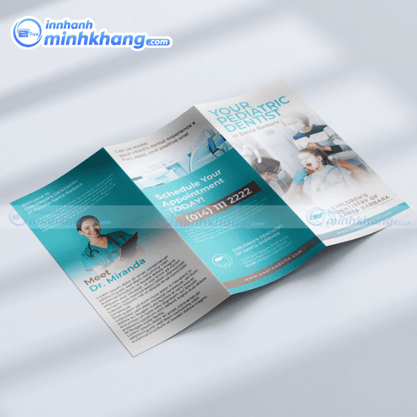 Mẫu brochure nha khoa cao cấp cho phòng khám