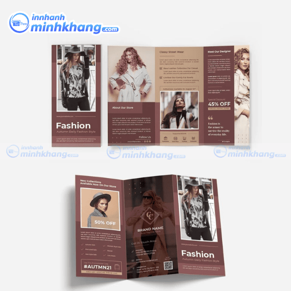 Mẫu brochure thời trang mùa đông ấm áp