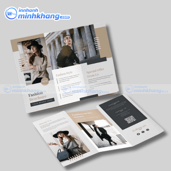 Mẫu thiết kế brochure thời trang chuyên nghiệp