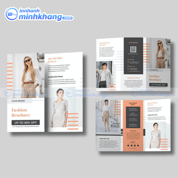 Mẫu brochure quảng cáo thời trang ấn tượng