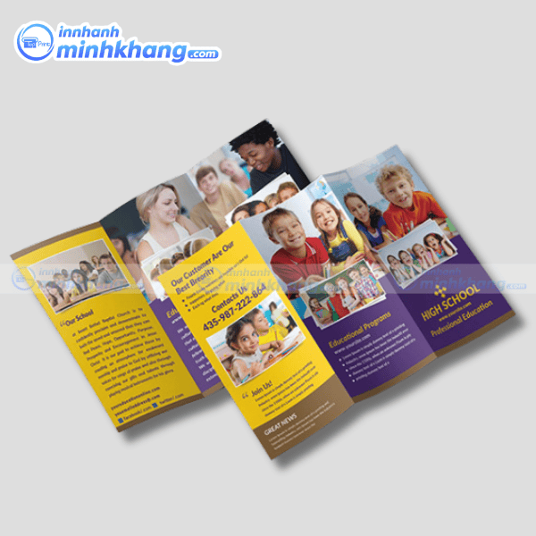 Mẫu brochure trung tâm tiếng anh chuyên nghiệp