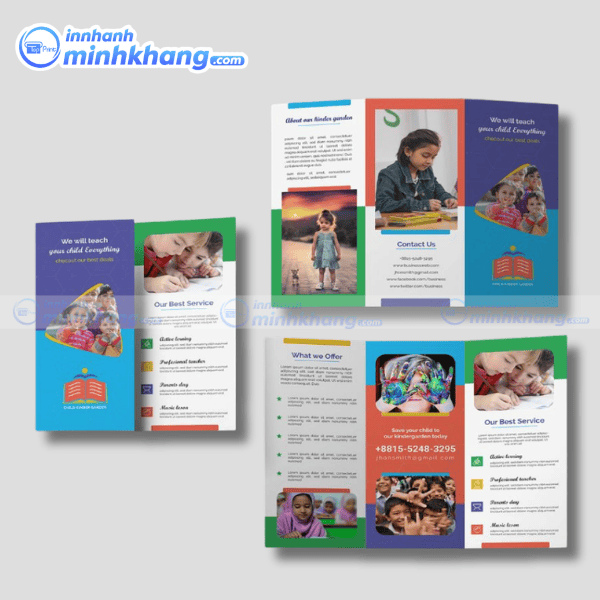 Mẫu brochure trung tâm tiếng anh thu hút học viên