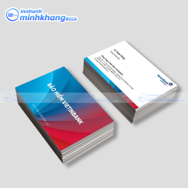 Mẫu card visit bảo hiểm cho ngân hàng - Bảo hiểm Vietinbank
