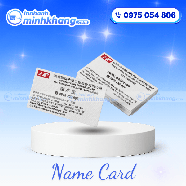 Card Visit Song Ngữ