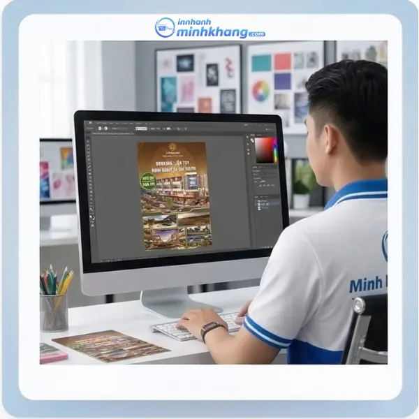 Nhân viên thiết kế In Nhanh Minh Khang