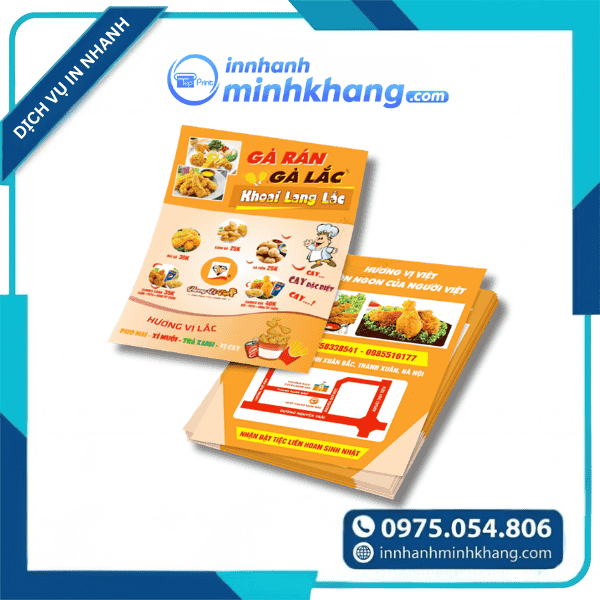 Các kỹ thuật gia công sau in tờ rơi tại In Nhanh Minh Khang