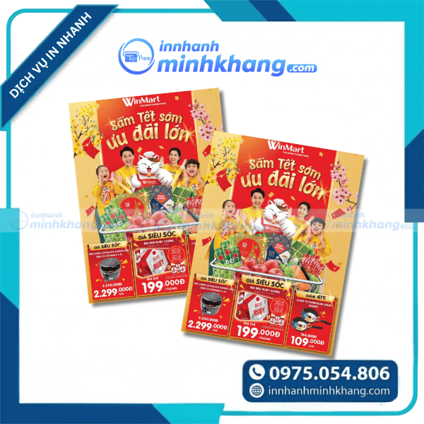 Mẫu tờ rơi flash sale, ưu đãi đặc biệt