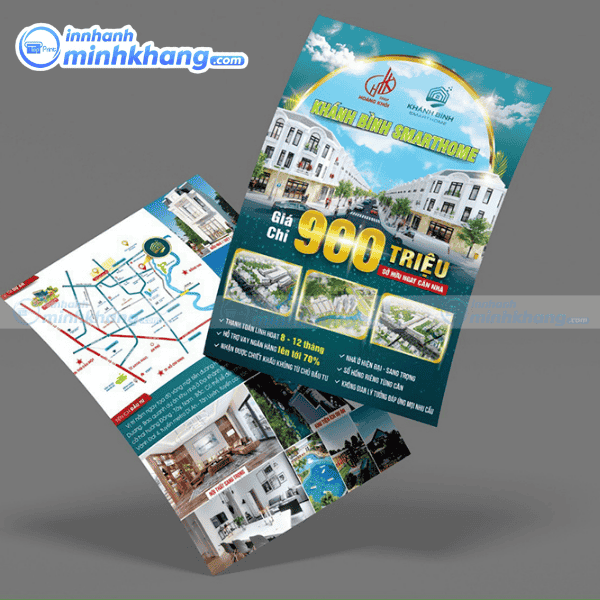 Mẫu tờ rơi bất động sản quảng bá dự án hiệu quả - Khánh Bình SmartHome