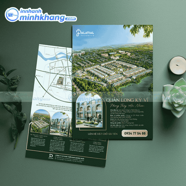 Mẫu tờ rơi bất động sản sáng tạo độc đáo