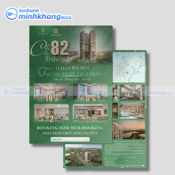 Mẫu tờ rơi bất động sản thu hút khách hàng