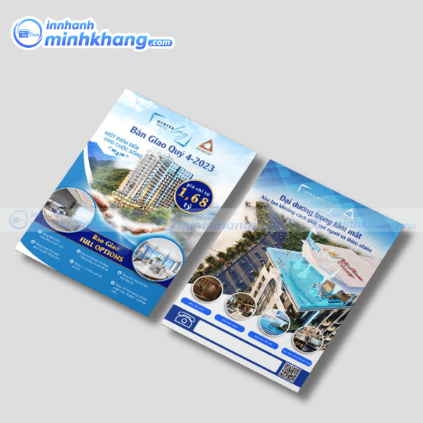 Mẫu tờ rơi bất động sản quảng cáo dự án mới