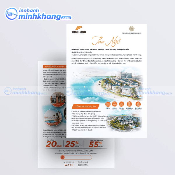 Mẫu tờ rơi bất động sản đất nền chuyên nghiệp