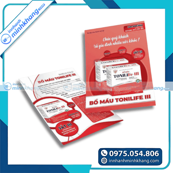 Mẫu in tờ rơi giới thiệu sản phẩm giá rẻ chất lượng cao 