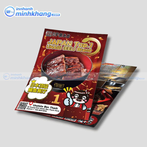 Mẫu tờ rơi nhà hàng buffet nhiều món ngon