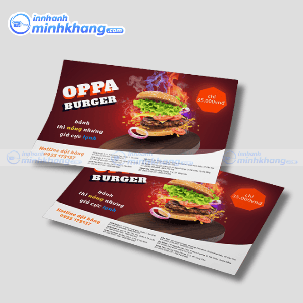 Mẫu tờ rơi nhà hàng món Âu sang trọng