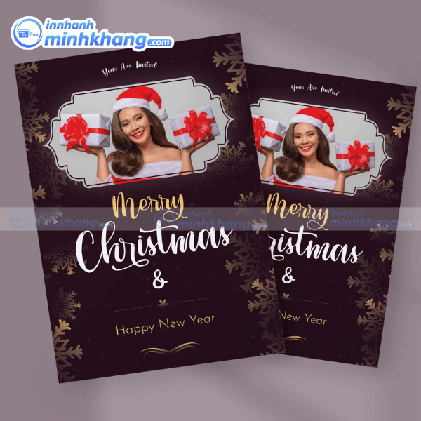 Mẫu thiết kế tờ rơi Noel chuyên nghiệp cho doanh nghiệp