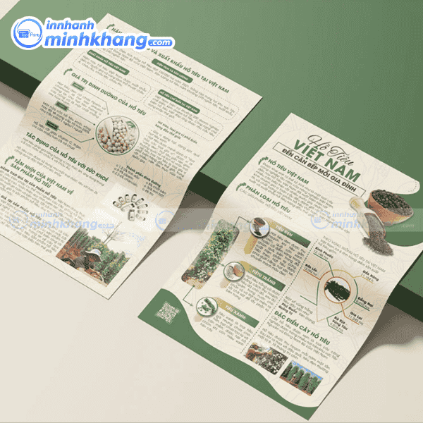 Mẫu tờ rơi nông nghiệp hiện đại thu hút khách hàng