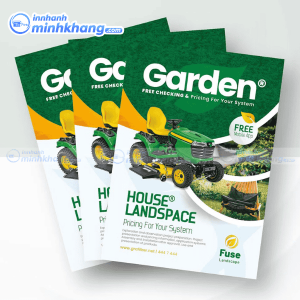 Mẫu tờ rơi máy móc nông nghiệp hiện đại