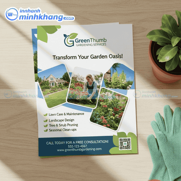 Mẫu tờ rơi nông sản sạch đẹp mắt