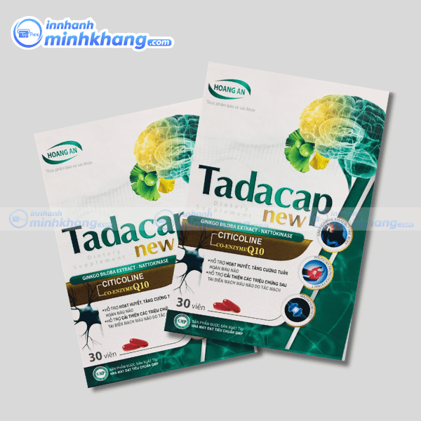 Mẫu tờ rơi thuốc tây nội dung rõ ràng dễ hiểu - thuốc Tadacap new