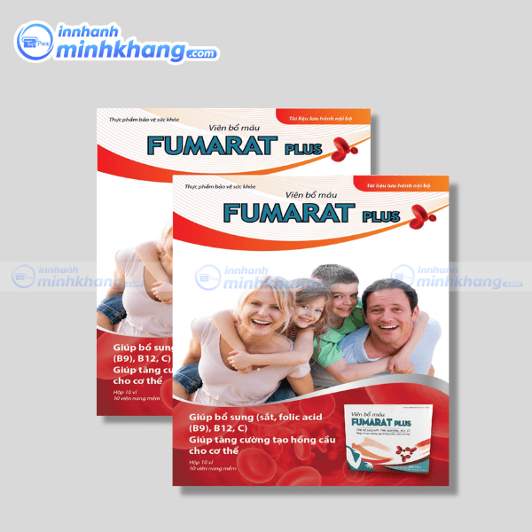 Mẫu tờ rơi thuốc tây giới thiệu sản phẩm - thuốc Fumarat plus