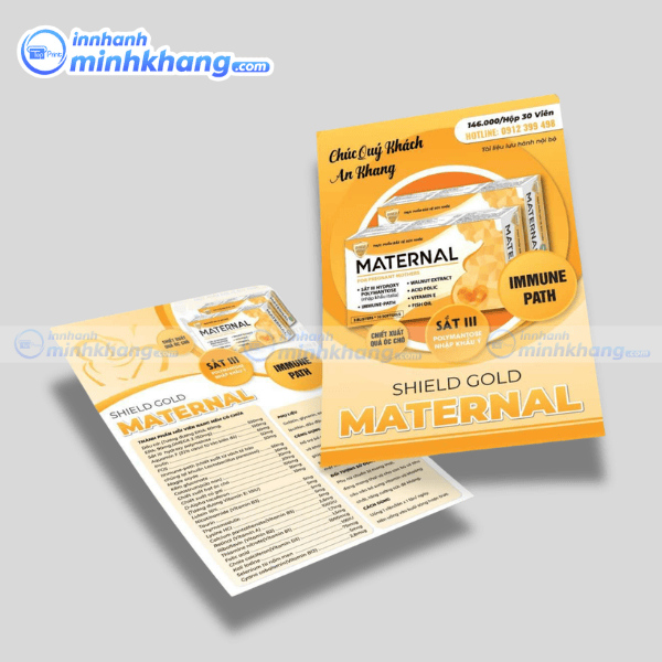 Mẫu tờ rơi thuốc tây dễ hiểu cho người dùng - thuốc Maternal