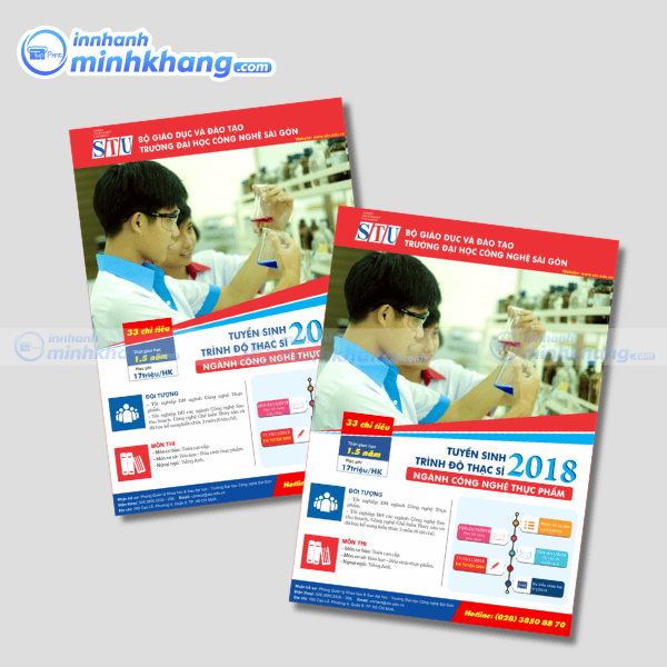 Mẫu tờ rơi quảng cáo tuyển sinh sáng tạo