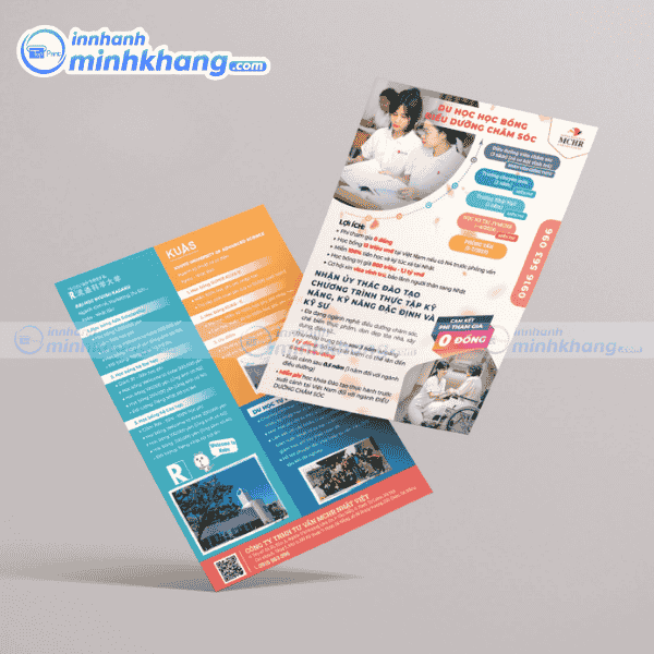 Mẫu tờ rơi tuyển sinh trung tâm tiếng Anh chuyên nghiệp