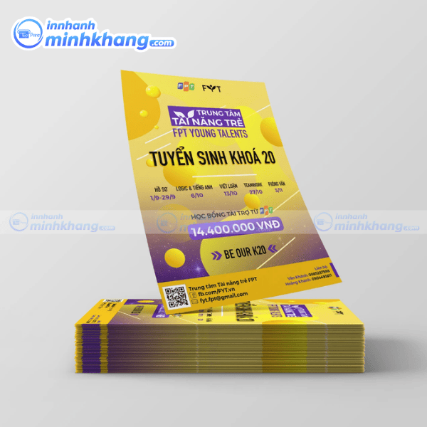 Mẫu tờ rơi tuyển sinh khóa học kỹ năng mềm