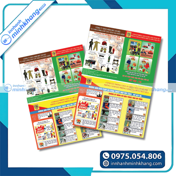 Mẫu in tờ rơi tuyên truyền pccc giá rẻ tại tphcm