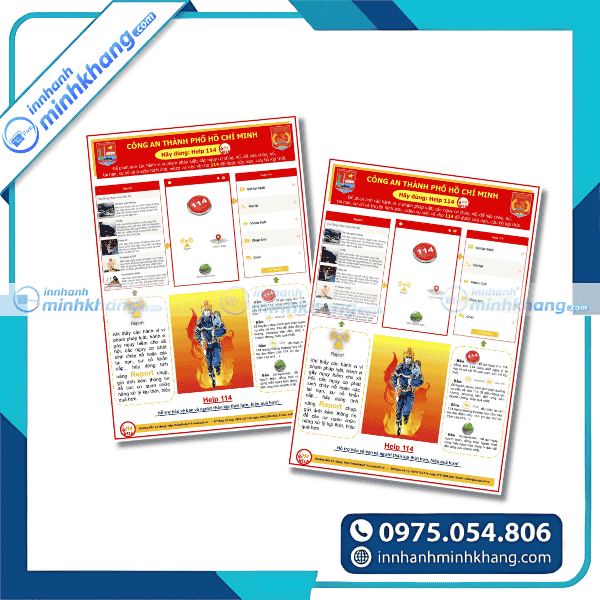 Mẫu tờ rơi phòng cháy chữa cháy trường mầm non tiểu học