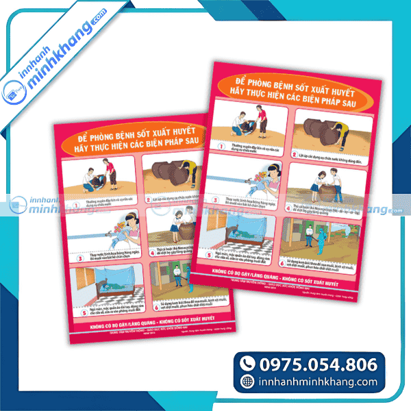 Mẫu tờ rơi vận động chiến dịch diệt lăng quăng toàn khu phố 