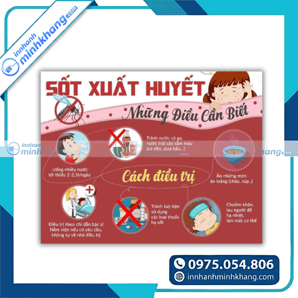 Mẫu tờ rơi phòng chống sốt xuất huyết ấn tượng