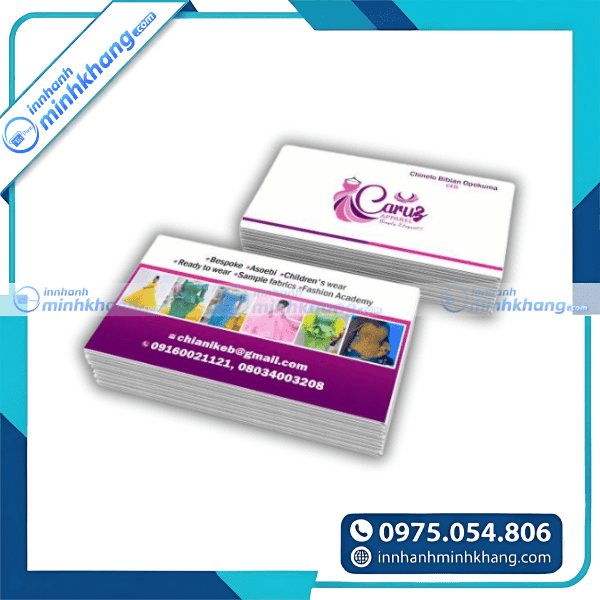 Mẫu card visit bán hàng thời trang thiết kế sang trọng cao cấp