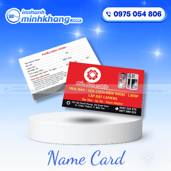 Card Visit Cửa Hàng Điện Thoại