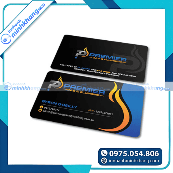 Mẫu name card gas cao cấp sang trọng