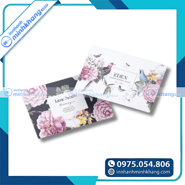 Mẫu card visit shop nước hoa cao cấp đẹp tinh tế