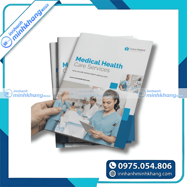 Mẫu thiết kế catalogue y tế hiện đại và sáng tạo 