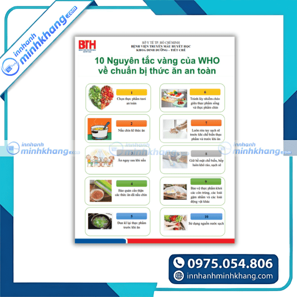 Mẫu tờ rơi vệ sinh an toàn thực phẩm rõ ràng dễ hiểu