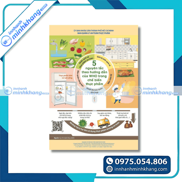 Mẫu thiết kế tờ rơi thực phẩm sạch sáng tạo chuyên nghiệp