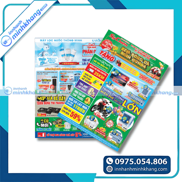 Mẫu thiết kế tờ rơi điện máy thu hút khách hàng mới