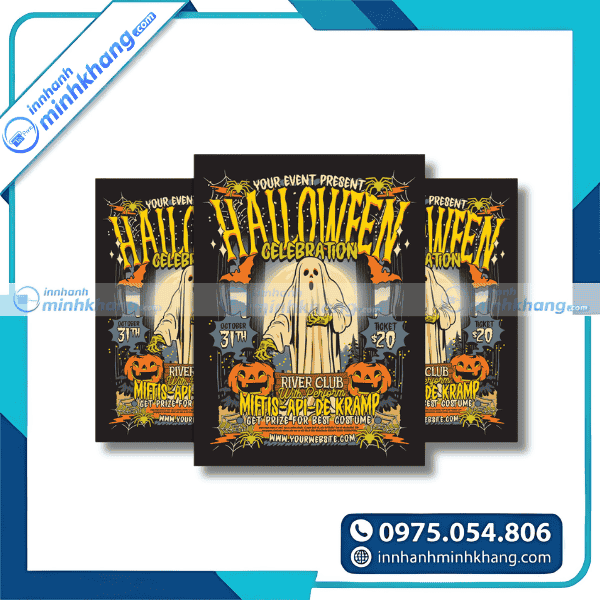 Mẫu thiết kế tờ rơi halloween chuyên nghiệp cho sự kiện