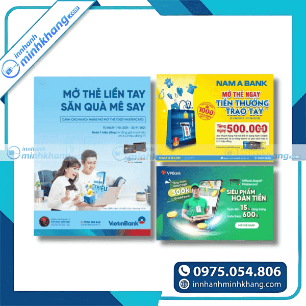 Mẫu thiết kế tờ rơi ngân hàng đẹp chuyên nghiệp