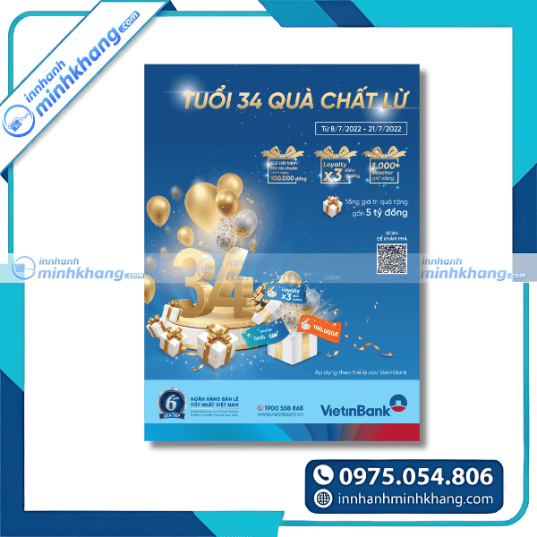 Mẫu tờ rơi giới thiệu chi nhánh ngân hàng uy tín