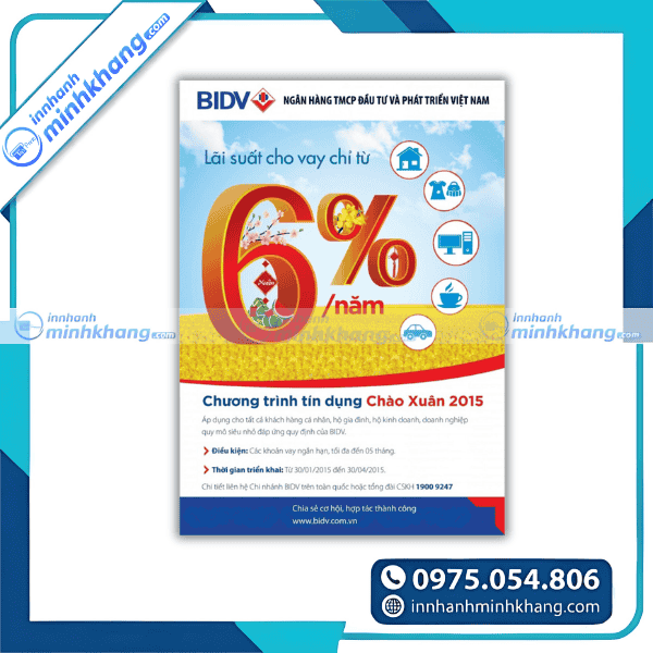 Mẫu tờ rơi vay mua nhà lãi suất hấp dẫn