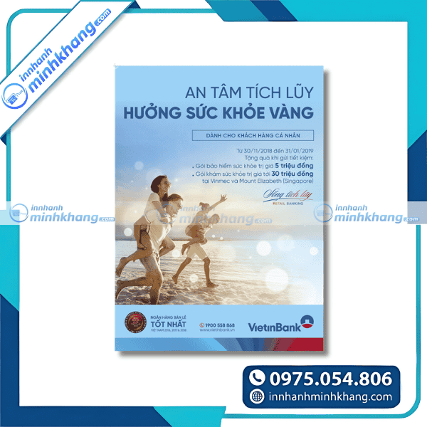 Mẫu tờ rơi mở tài khoản ngân hàng nhanh chóng
