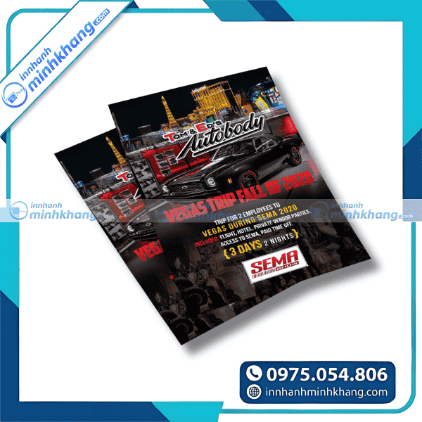 Mẫu tờ rơi bán xe ô tô thu hút khách hàng tiềm năng