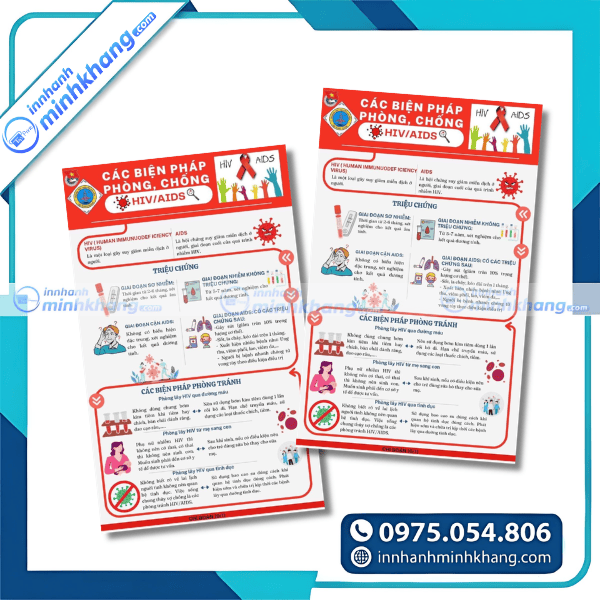 Mẫu tờ rơi tìm hiểu các biện pháp phòng chống HIV/AIDS