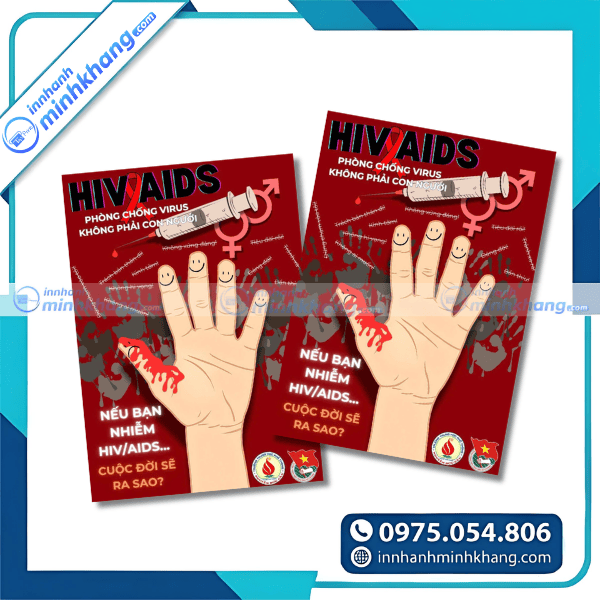 Mẫu tờ rơi tuyên truyền phòng chống HIV cho học sinh sinh viên